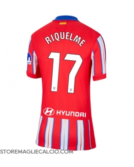 Atletico Madrid Rodrigo Riquelme #17 Maglia Gara Casa Repliche 2024-25 Donna